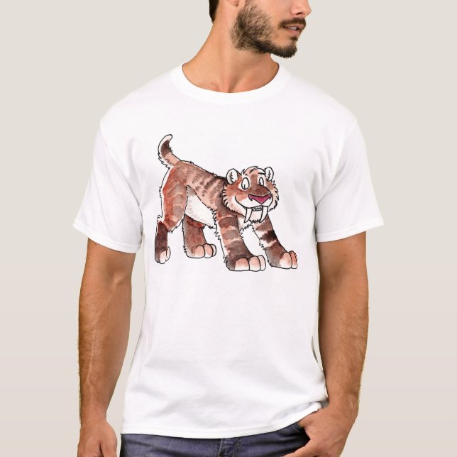 T-shirt do tigre de Sabretooth (Frente)