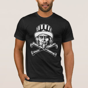 T-shirt do tio Sam & dos Crossbones