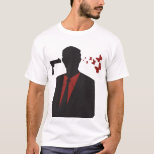 T-shirt do tiro dos homens