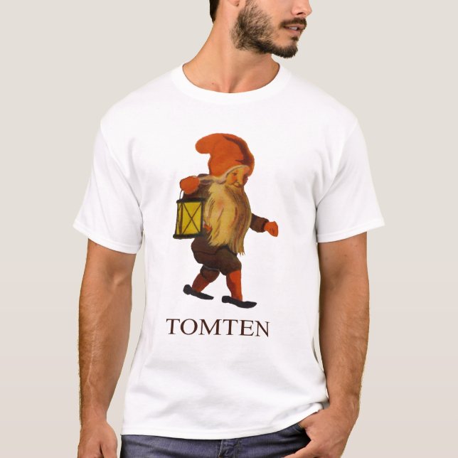 T-shirt do Tomten dos homens (Frente)