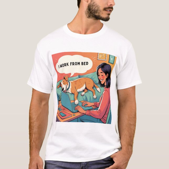 T-Shirt do trabalhador remoto (Frente)