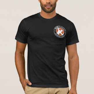 T-shirt do treinamento dos homens (preto)