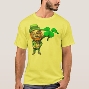 T-shirt do trevo do Leprechaun