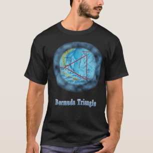 t-shirt do triângulo de Bermuda
