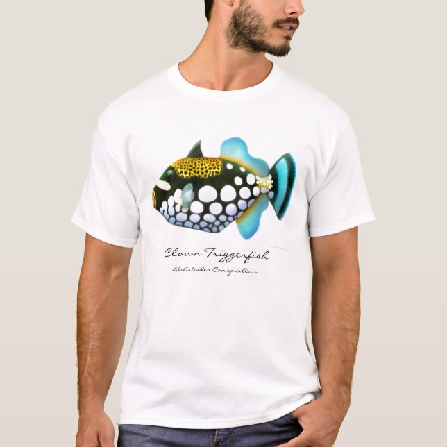 T-shirt do Triggerfish do palhaço (Frente)
