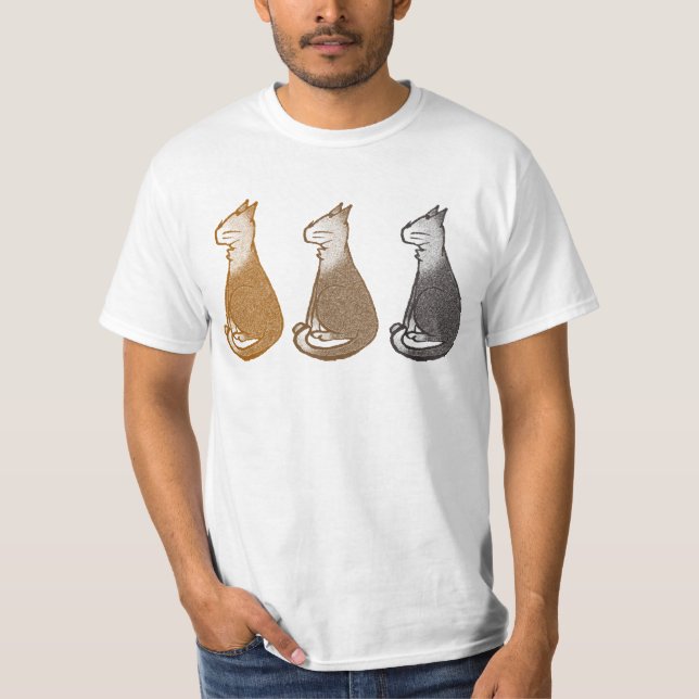 T-shirt do trio do gatinho (Frente)