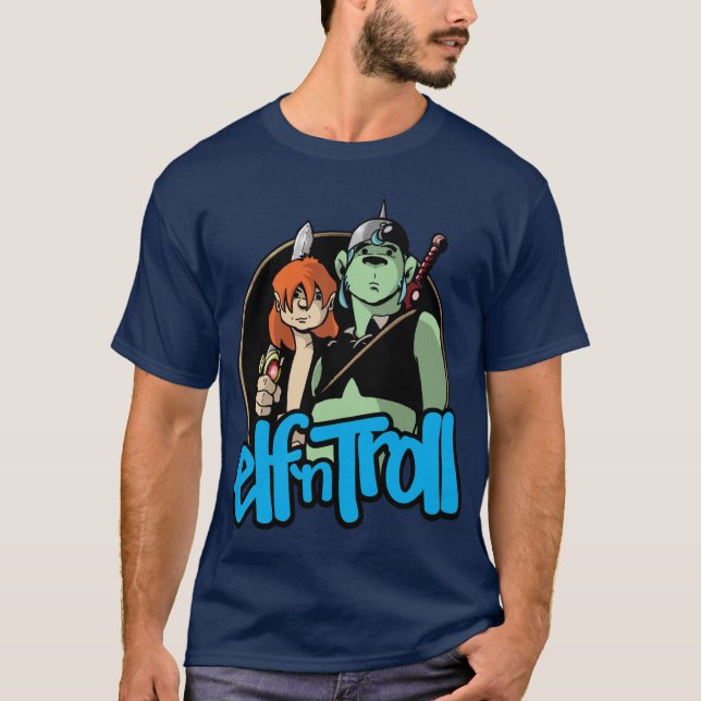 T-shirt do TROLL do ` n do duende (Frente)