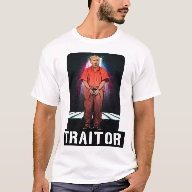 T-shirt do trunfo do traidor - trave-o acima! (Frente)