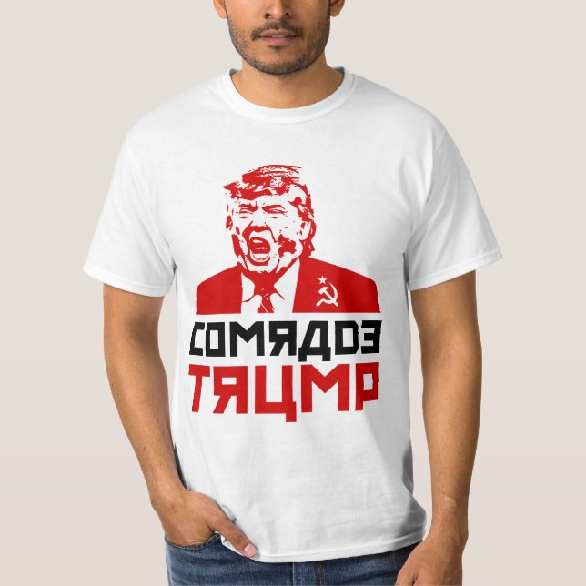 T-shirt do trunfo dos homens: "CAMARADA TRUNFO " (Frente)