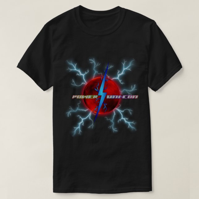 T-shirt do Uni-Engodo do poder (Frente do Design)