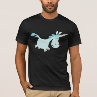 T-shirt do Unicórnio de desenho azul