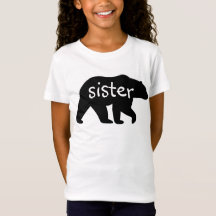 T-shirt do urso da irmã