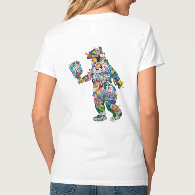 T-Shirt do Urso de Batedeira de Berna (Verso)