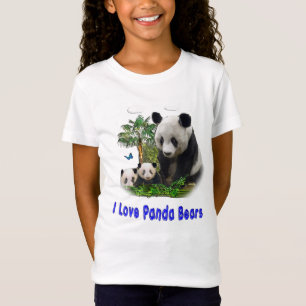 T-shirt do urso de panda
