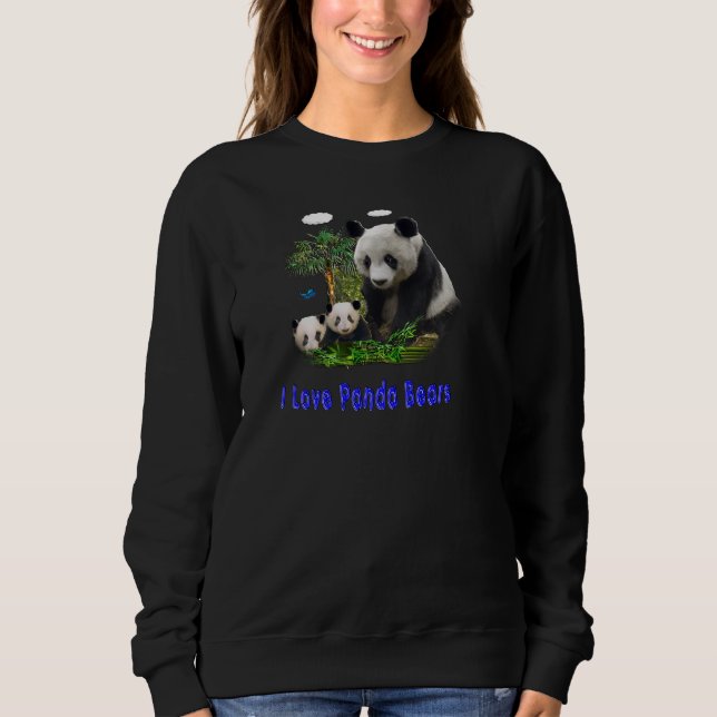 T-shirt do urso de panda (Frente)