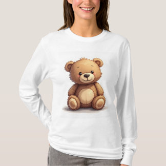 T-shirt do urso de pelúcia
