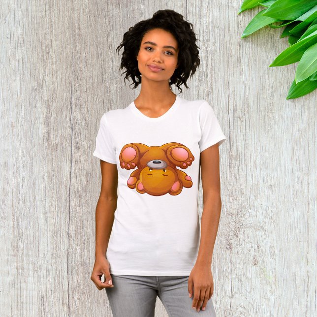 T-Shirt do Urso de Teddy para Baixo (Criador carregado)