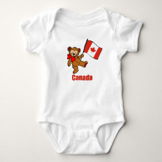 T-shirt do urso de ursinho de Canadá