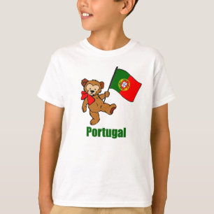T-shirt do urso de ursinho de Portugal