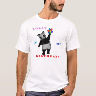 T-shirt do urso do aniversário