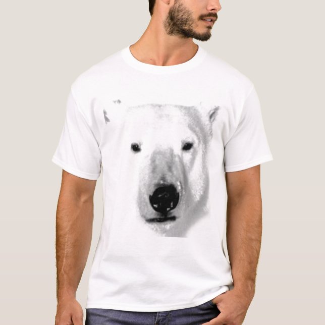T-shirt do urso polar (Frente)