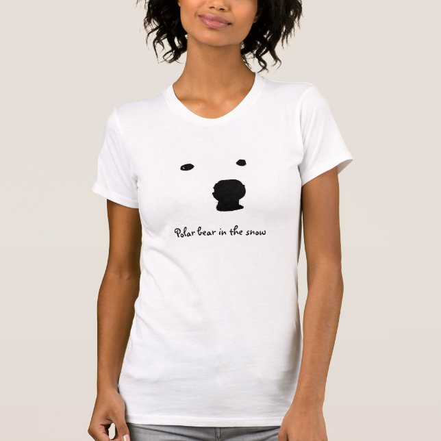 T-shirt do urso polar (Frente)