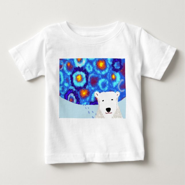 T-shirt do urso polar (Frente)