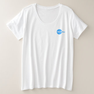 t-shirt do v-pescoço das mulheres, mais tamanhos