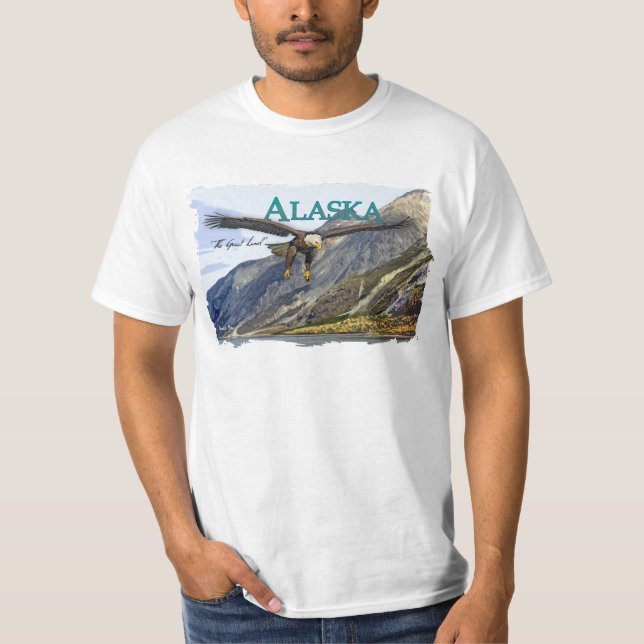 T-shirt do valor de Alaska (Frente)