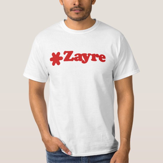 T-shirt do valor de Zayre (Frente)