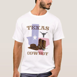 T-shirt do vaqueiro de Texas