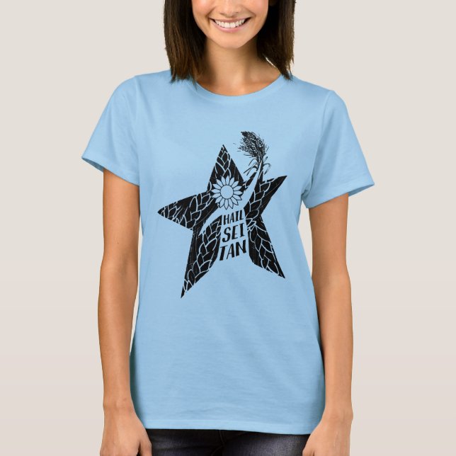 T-shirt do Vegan de Seitan da saraiva (Frente)