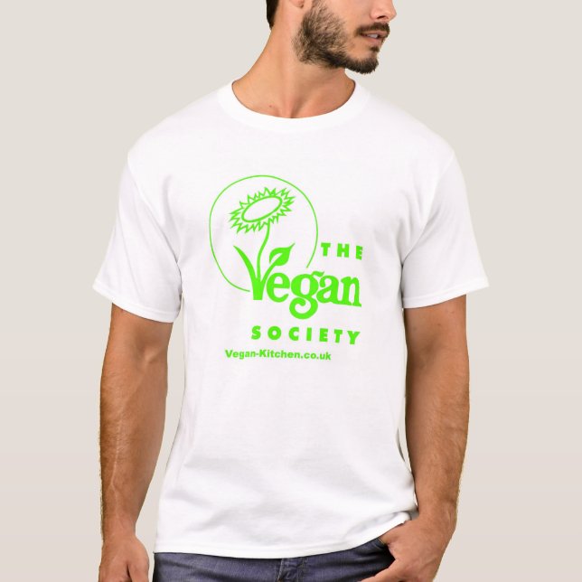 T-shirt do Vegan dos homens (Frente)
