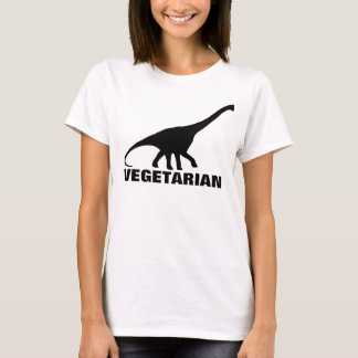 T-shirt do VEGETARIANO do dinossauro