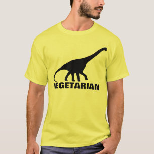 T-shirt do VEGETARIANO do dinossauro