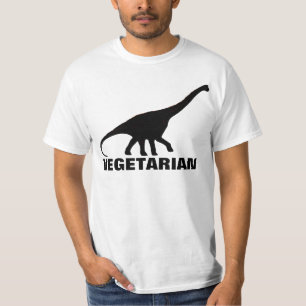 T-shirt do VEGETARIANO do dinossauro