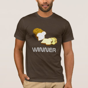 T-shirt do vencedor do pão