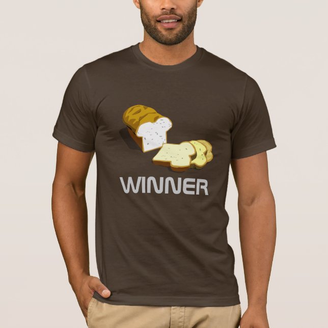 T-shirt do vencedor do pão (Frente)