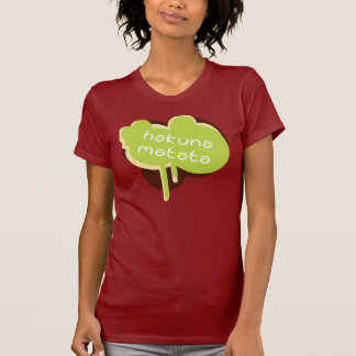 T-shirt do vermelho do matata de Hakuna