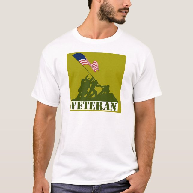 T-shirt do veterano (Frente)