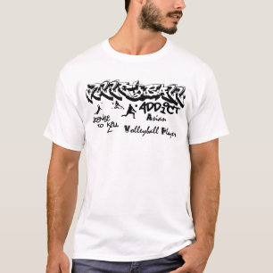 T-shirt do viciado do voleibol