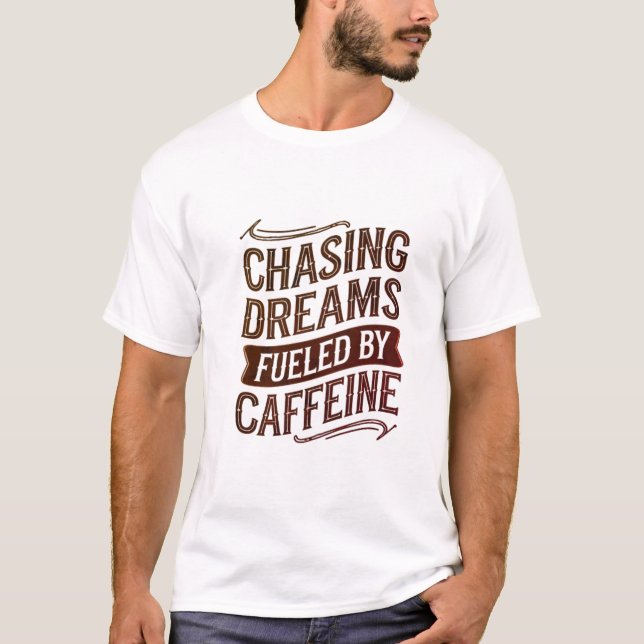 T-shirt do viciado em cafeína (Frente)