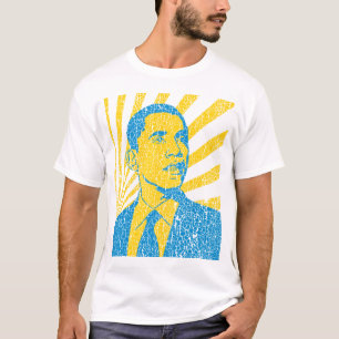 T-shirt do vintage de Obama