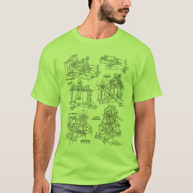 T-shirt do vintage do brinquedo do funileiro (Frente)