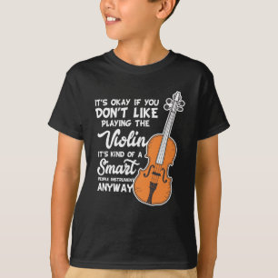 T-shirt do violino - jogo esperto engraçado do