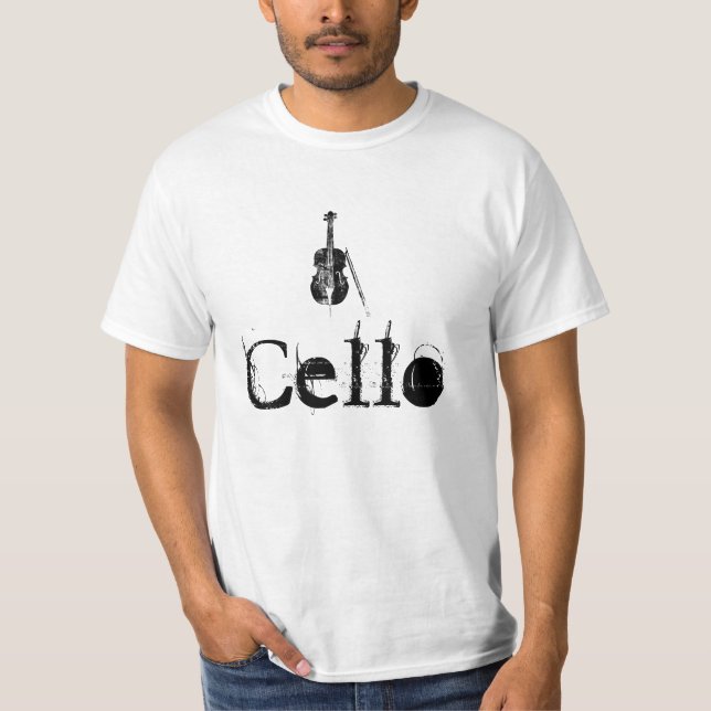 T-shirt do violoncelo (Frente)