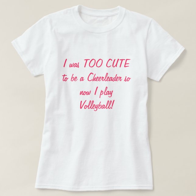 T-shirt do voleibol (Frente do Design)