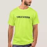 T-shirt do voluntário do evento dos homens<br><div class="desc">camisa Alto-visível para os funcionarios voluntários</div>