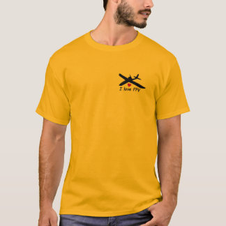 T-shirt do vôo de FPV