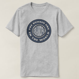 T-shirt do vovô do número 1